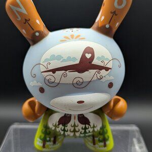 KIDROBOT 2009 Dunny Series Migrator by AMY RUPPEL Vinyl 3" Figure Display Bunny